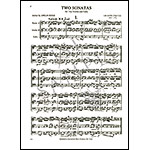 Two Sonatas (G & D Major) for two violins and cello (score and parts); Giuseppe Tartini