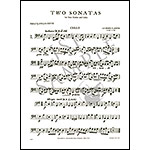Two Sonatas (G & D Major) for two violins and cello (score and parts); Giuseppe Tartini