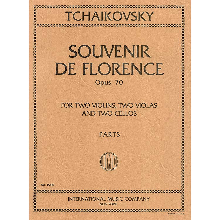 Souvenir de Florence, op.70, sextet; Pyotr Ilyich Tchaikovsky (International)