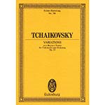 Variations on a Rococo Theme, Study Score; Pyotr Ilyich Tchaikovsky (Eulenberg)