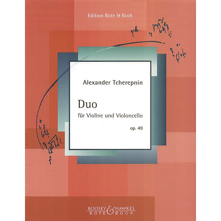 Duo for Violin and Cello, op. 49; Alexander Tcherepnin (BH)
