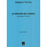 La Oración del Torero, quartet parts; Joaquin Turina (Salabert)