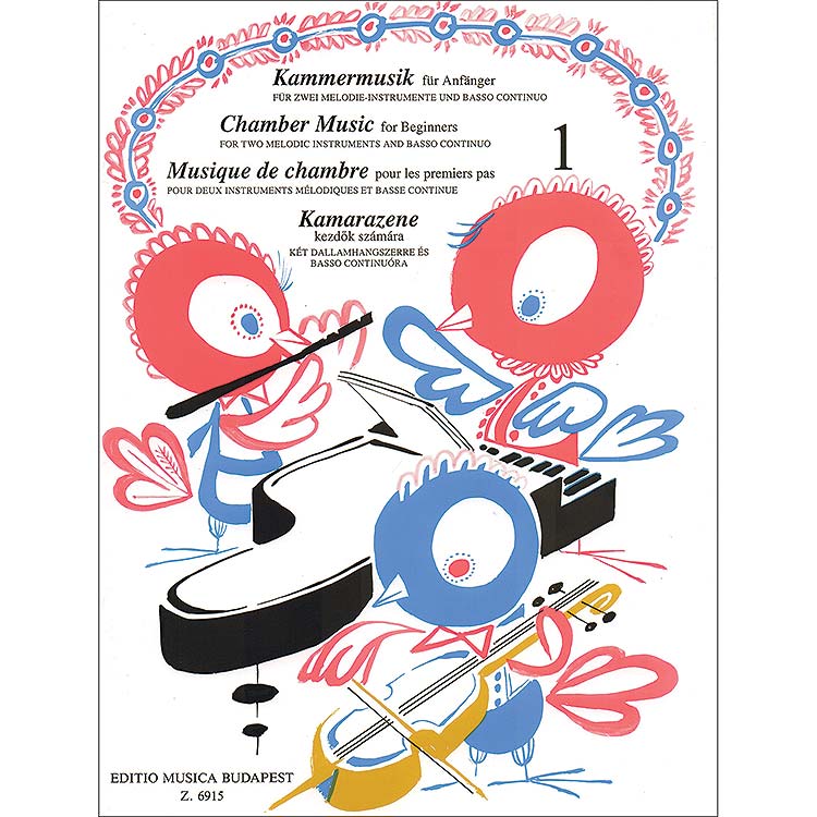 Chamber Music for Beginners, volume 1, 2 Violins/Piano; Var