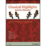 Classical Highlights, string quartet with double bass ad lib, score & parts; Various (Schott)