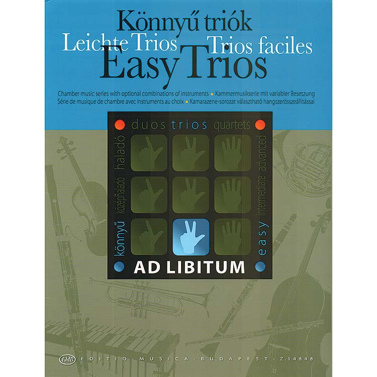 Easy Trios for mixed string instruments (Editio Musica Budapest)