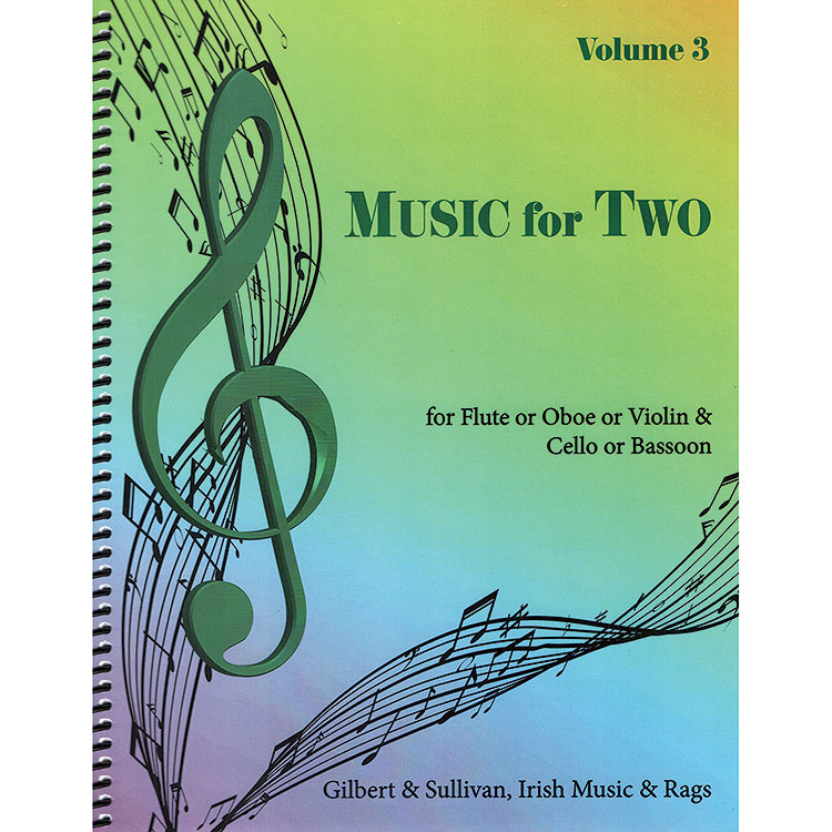 Music for Two, volume 3, violin/cello-Irish/Rags/G&S (LRM)