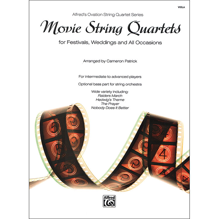 Movie String Quartets, viola part; Various (Alfred)