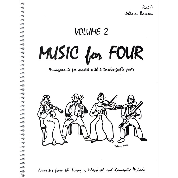 Music for Four, volume 2: Classical, etc., cello part (Last Resort Music)
