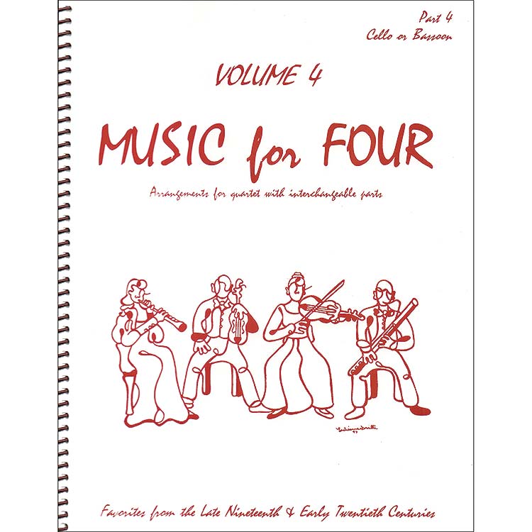 Music for Four, volume 4, cello part - 19th & 20th century (Last Resort Music)