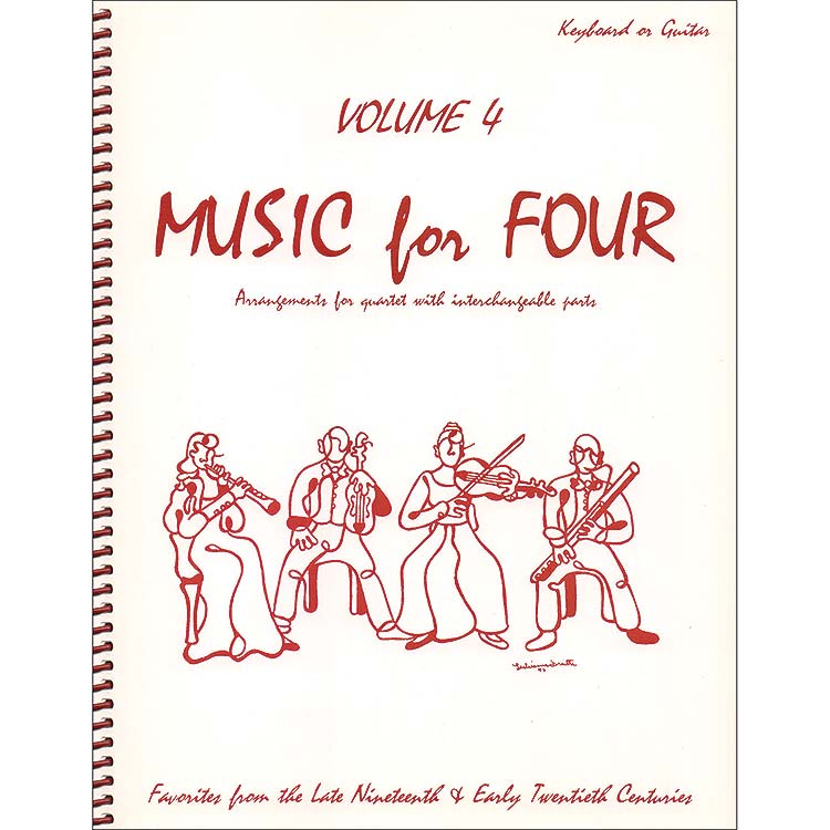 Music for Four, volume 4, piano accompaniment- 19th & 20th Cen. (Last Resort Music)