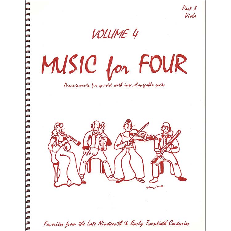 Music for Four, volume 4, viola- 19th & 20th Cen. (LRM)