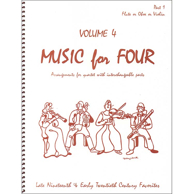 Music for Four, volume 4, violin 1- 19th & 20th Cen. (LRM)