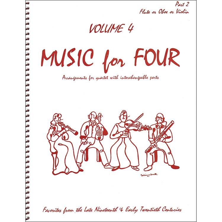 Music for Four, volume 4, violin 2- 19th & 20th Cen. (LRM)