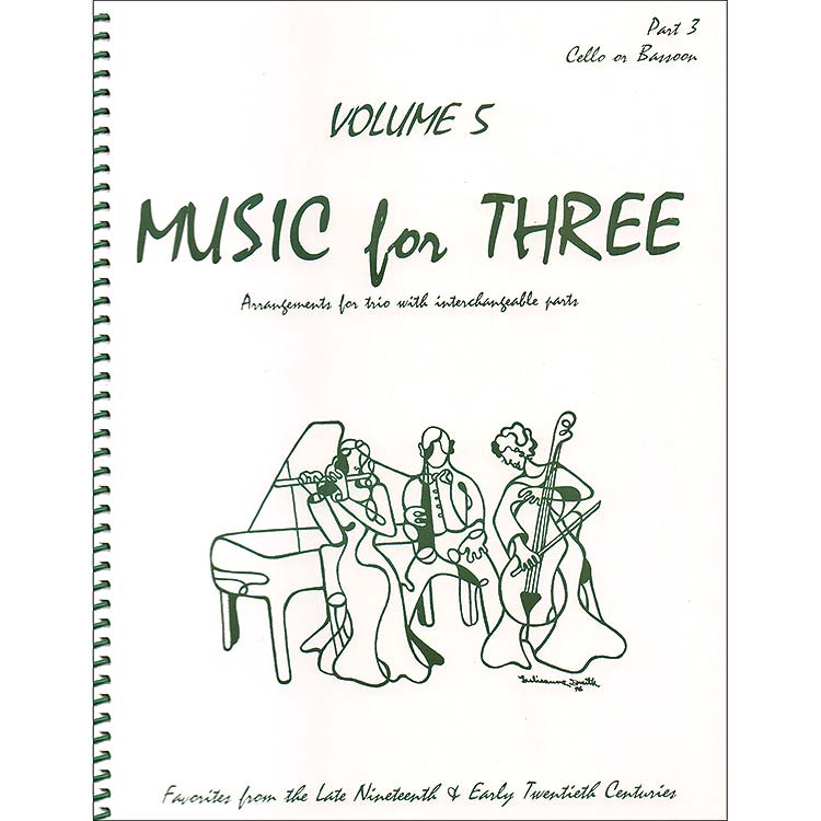 Music for Three, volume 5, cello; 19th & 20th Cen. (LRM)