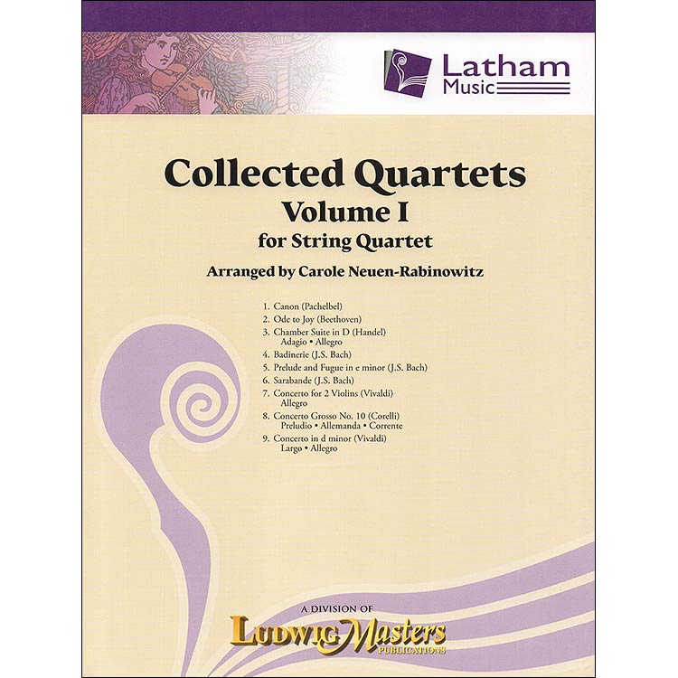 Collected Quartets volume 1, score and parts; Various (Latham Music)