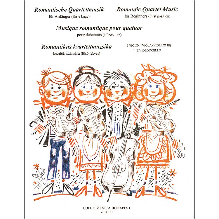 Romantic Quartets for Beginners; Various (Editio Musica Budapest)