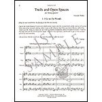 Trails and Open Spaces for string quartet, sc/pts; Gwyneth Walker