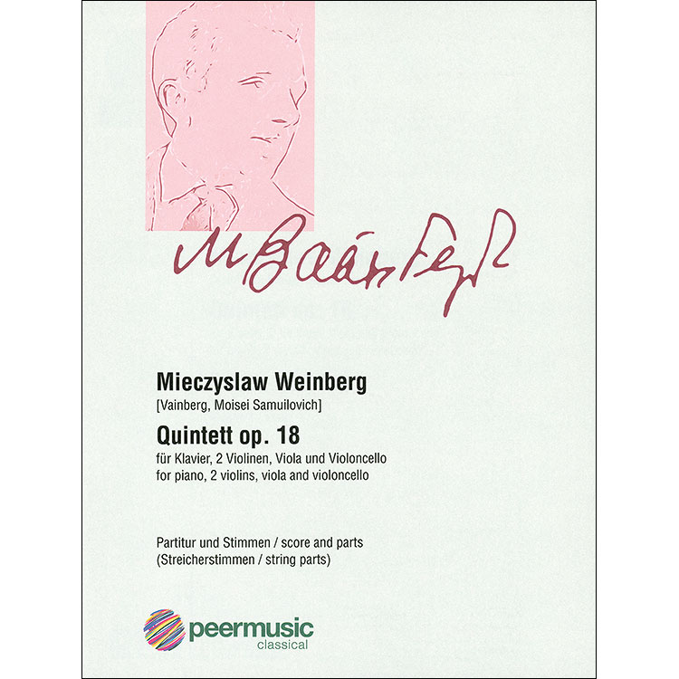 Piano Quintet, Op.18, score/parts; Mieczyslaw Weinberg