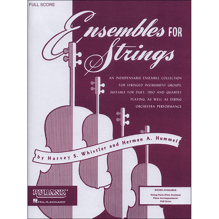 Ensembles for Strings, Score (Whistler/Hummel); Various (Rubank)