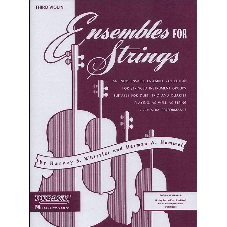 Ensembles for Strings, Violin 3 (Whistler/Hummel); Various (Rubank)