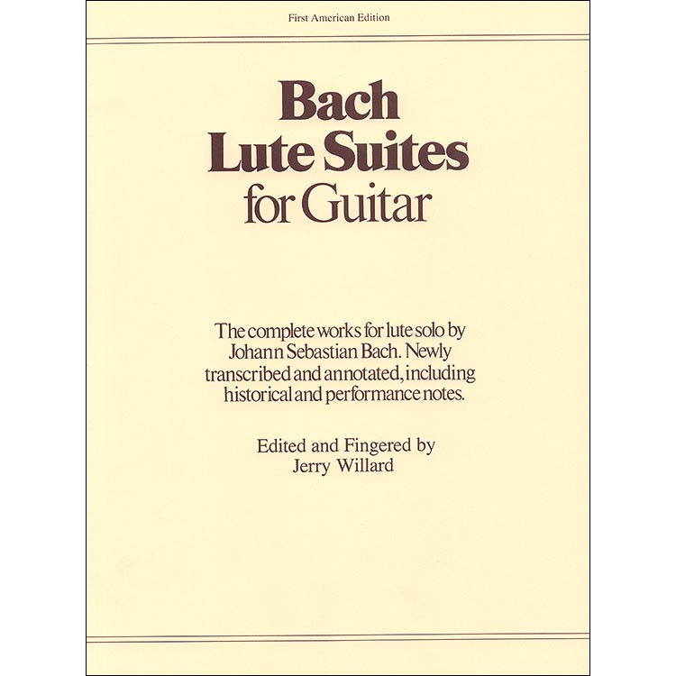 Lute Suites for Guitar; Johann Sebastian Bach (Music Sales America)