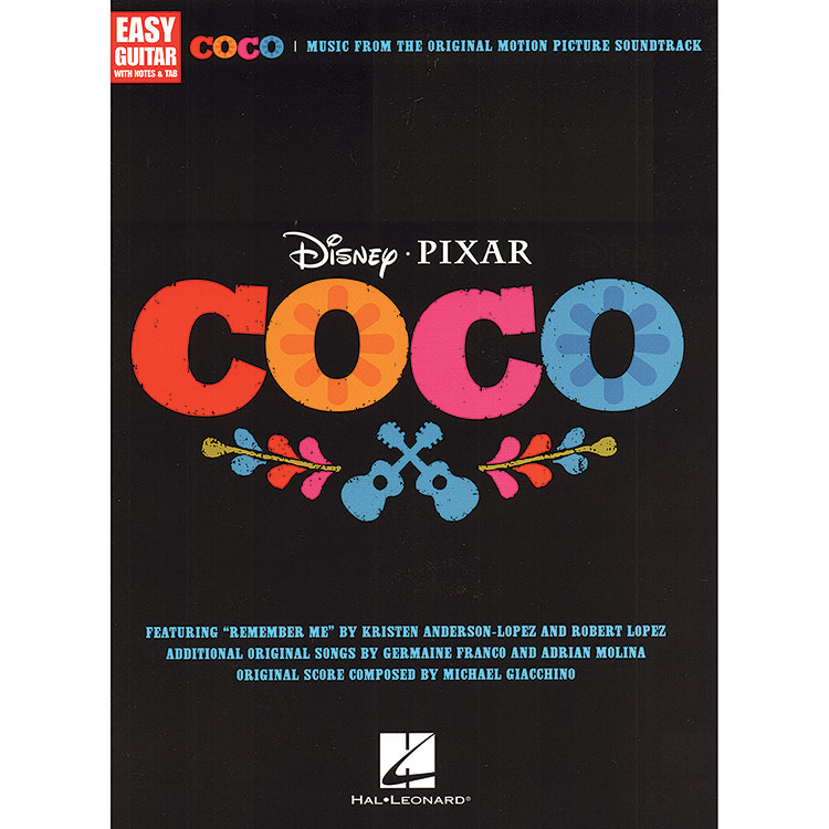Coco, 7 songs for easy guitar with TAB; Various (Hal Leonard)
