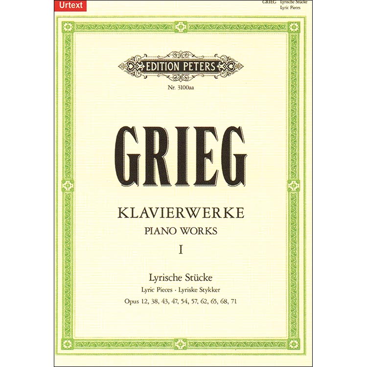 Sticky Notes, Lyric Pieces by Edvard Hagerup Grieg (Edition Peters)