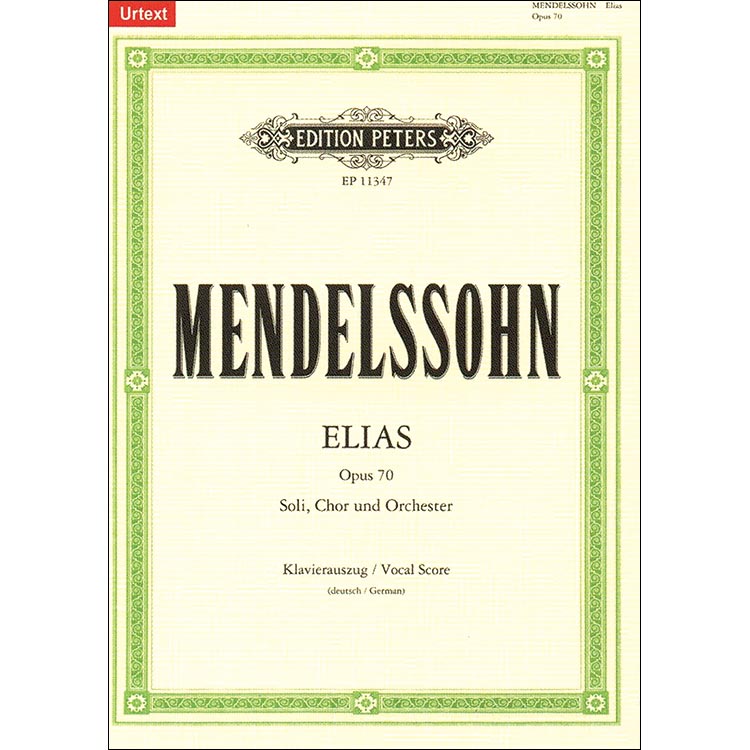 Sticky Notes: Elias by Felix Mendelssohn Bartholdy (Edition Peters)
