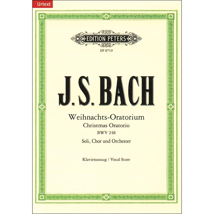 Sticky Notes: Christmas Oratorio by Johann Sebastian Bach (Edition Peters)