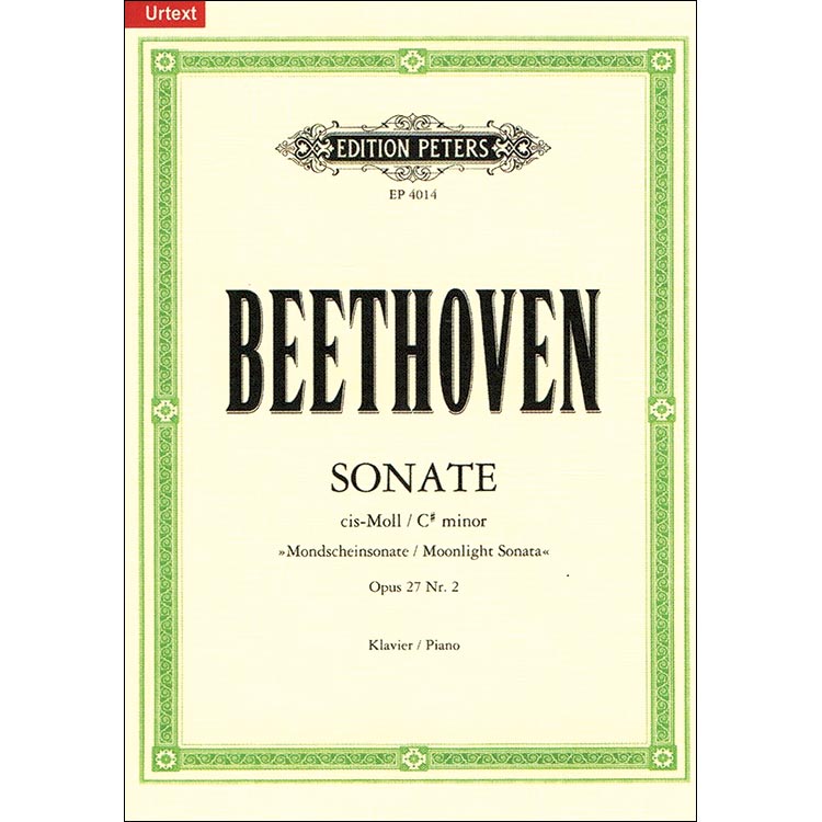 Sticky Notes, Ludwig van Beethoven - Moonlight Sonata (Edition Peters)