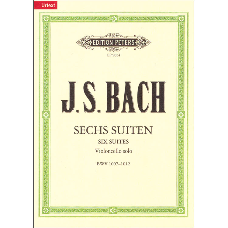 Sticky Notes: Six Suites by Johann Sebastian Bach (Edition Peters)