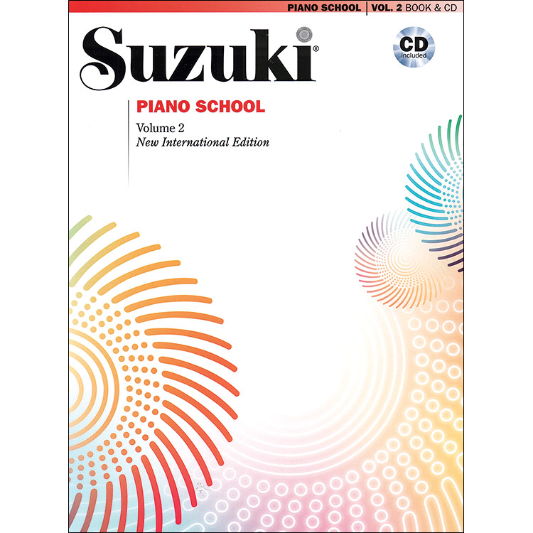 Suzuki Piano School, Volume 2, Book with CD - International Edition