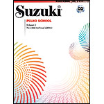Suzuki Piano School, Volume 2, Book with CD - International Edition