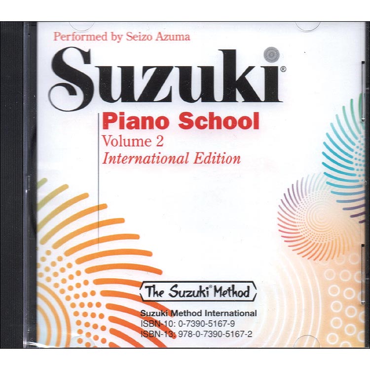 Suzuki Piano School, Volume 2 CD (Azuma) - International Edition
