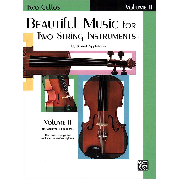 Beautiful Music for Two String Instruments, book 2, cello; Samuel Applebaum