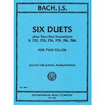 Six Duets, after Two-part Inventions for 2 cellos; Johann Sebastian Bach (International Music)