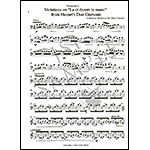 Variations on Mozart's ""La ci darem la mano"" for 3 cellos, WoO 28; Ludwig van Beethoven