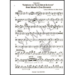 Variations on Mozart's ""La ci darem la mano"" for 3 cellos, WoO 28; Ludwig van Beethoven