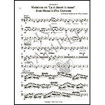 Variations on Mozart's ""La ci darem la mano"" for 3 cellos, WoO 28; Ludwig van Beethoven