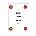 Carmen, 4  Movements for 4 Cellos, arranged by Aurelien Sabouret; Georges Bizet (Opus Cello)