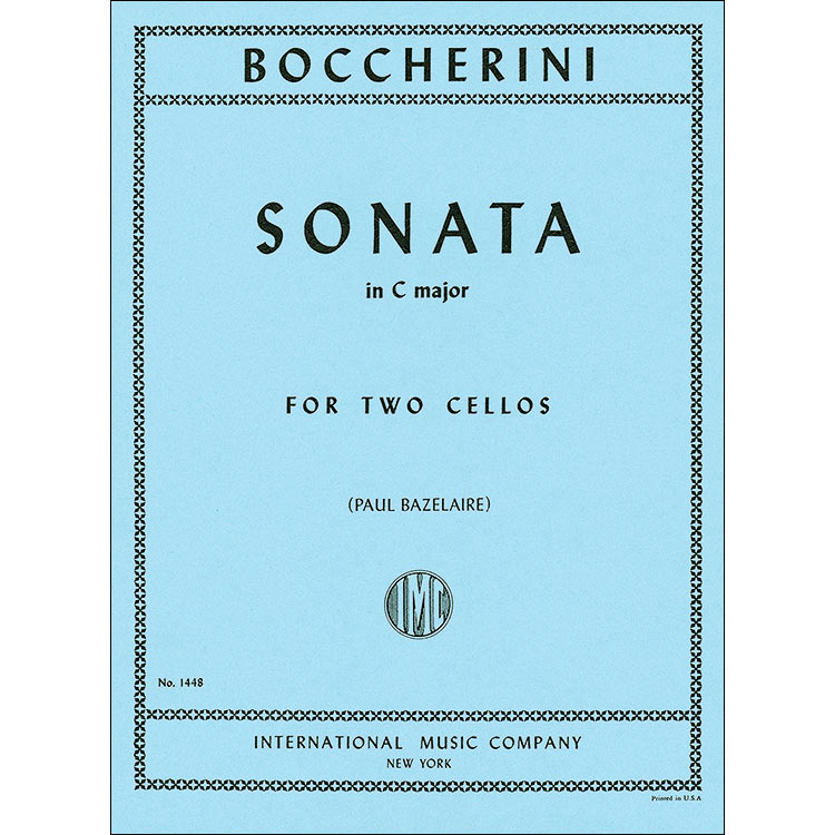 Sonata in C Major, G.74 for two cellos by Luigi Boccherini