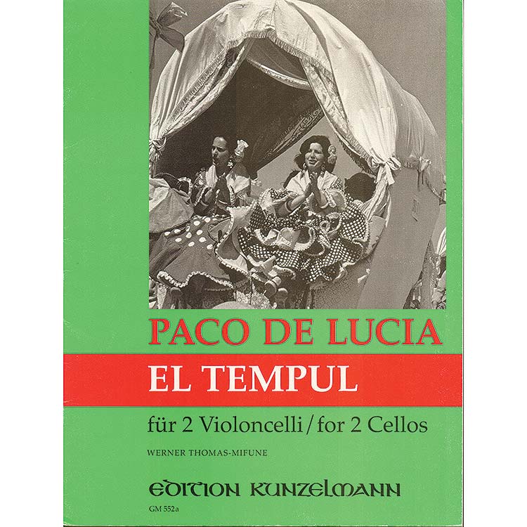 El Tempul, for 2 cellos; De Lucia (Kun)