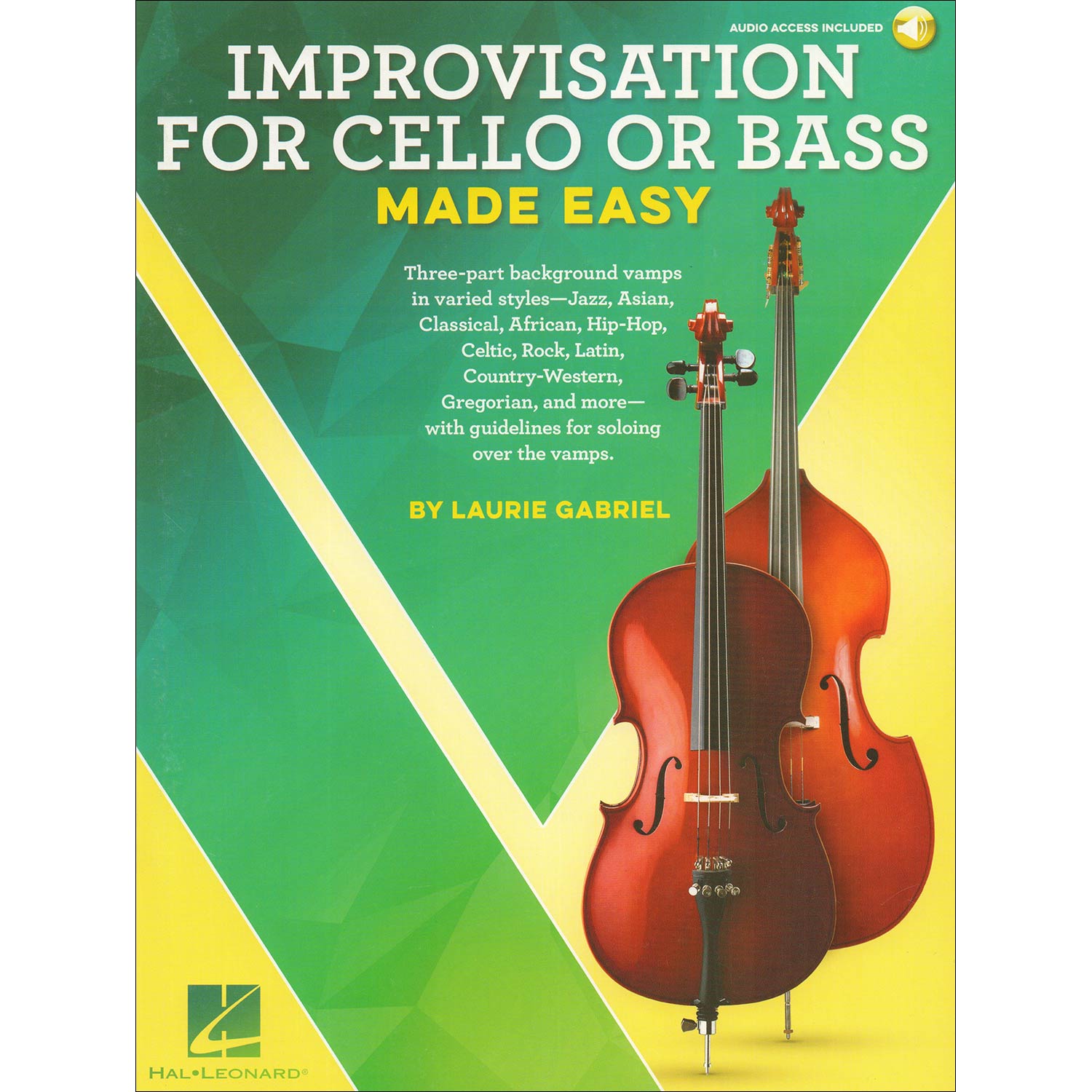 Improvisation for Cello Made Easy, cello/string bass, with audio access