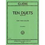 Ten Duets, Op.53, Vol. 1 for two cellos; Reinhold Gliere