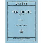 Ten Duets, op. 53, book 2, two Cellos; Gliere (Int)