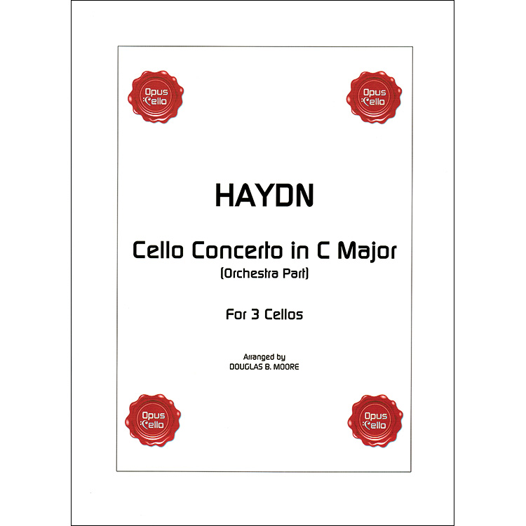 Cello Concerto No. 1 in C Major, Hob.IIIb: 1 (orchestral accompaniment for three cellos); Franz Joseph Haydn