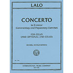 Concerto in D minor for cello and piano, with optional 2nd cello (commentary and preparatory exercises by Daniel Morganstern); Edouard Lalo