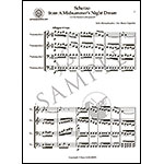 Scherzo from A Midsummer Night's Dream for 4 cellos (Dejardin); Felix Mendelssohn