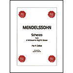 Scherzo from A Midsummer Night's Dream for 4 cellos (Dejardin); Felix Mendelssohn