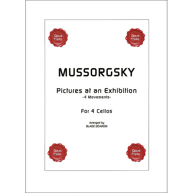 Pictures at an Exhibition (selections) for 4 cellos (Dejardin); Modest Mussorgsky
